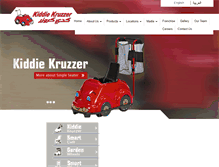 Tablet Screenshot of kiddiekruzzer.com